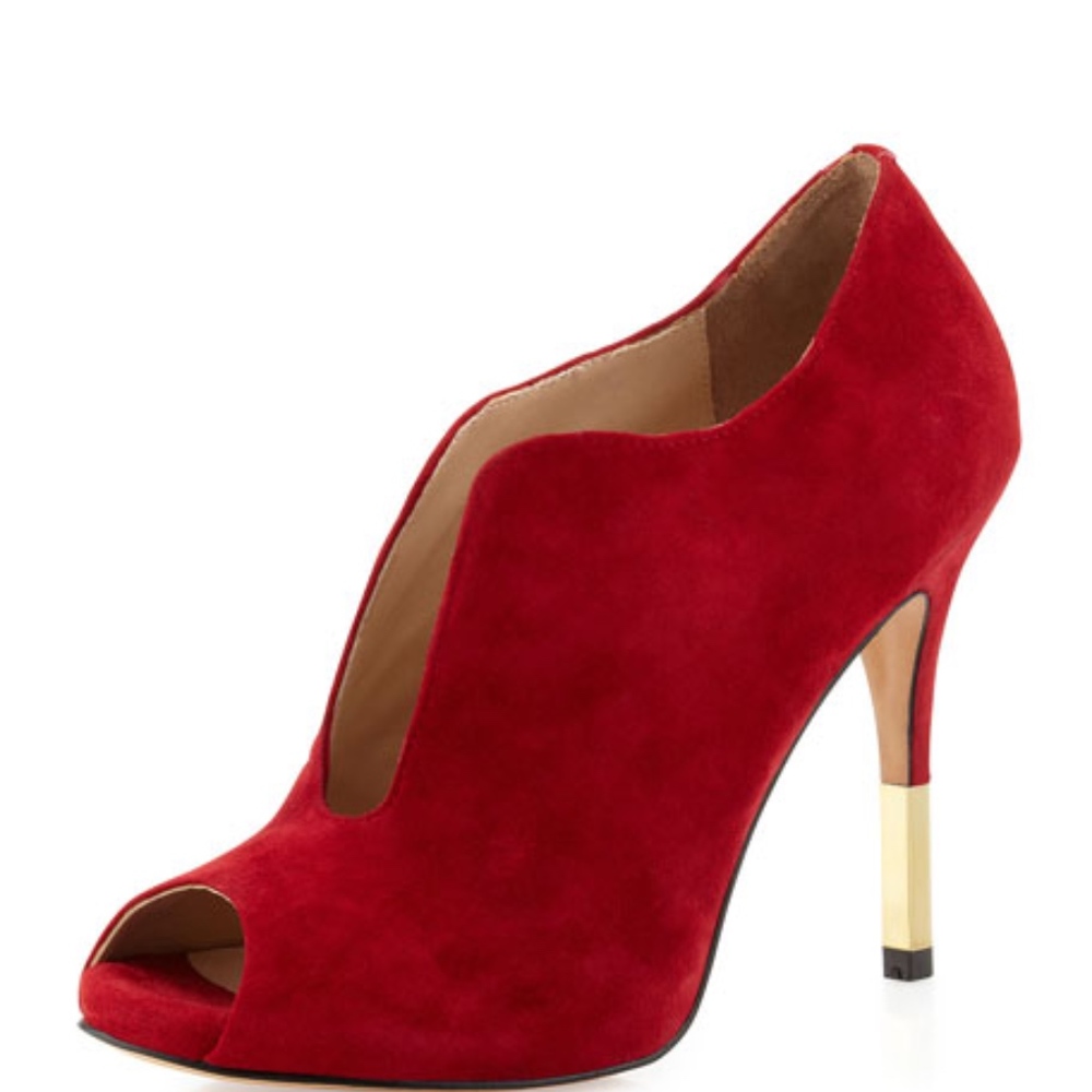 Authentic Pour la Victoire Split-Vamp Suede Bootie